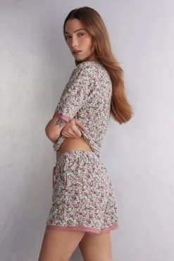 Korte Broek van Modal Floral Romance