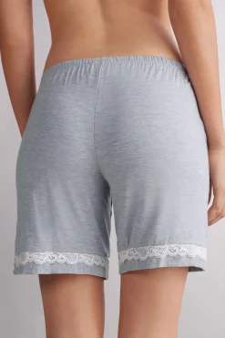 Korte Broek van Modal met Kanten Details