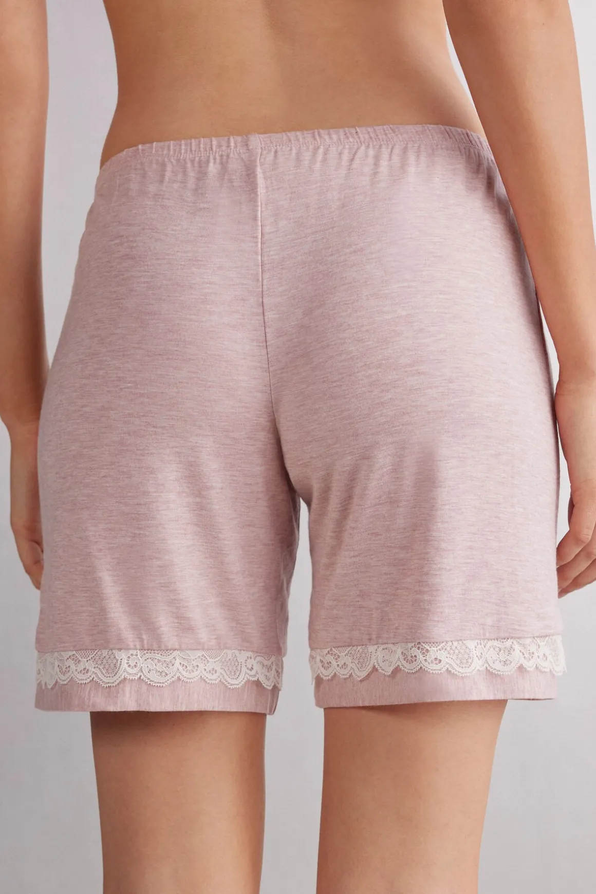 Korte Broek van Modal met Kanten Details