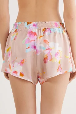 Korte Broek van Viscose Satijn Here Comes The Sun
