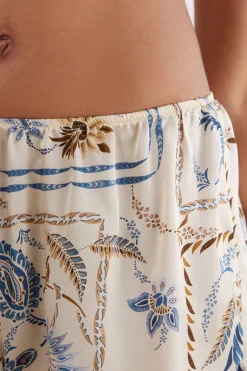 Korte Broek van Zijde Italian Riviera