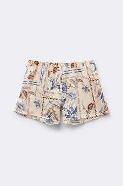 Korte Broek van Zijde Italian Riviera