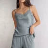 Korte Broek van Zijde met Kant