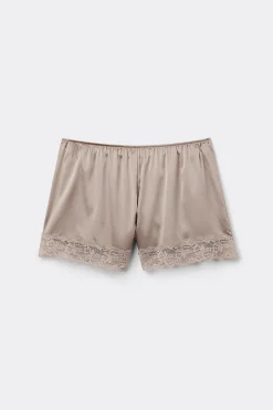 Korte Broek van Zijde met Kant