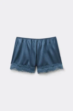 Korte Broek van Zijde met Kant