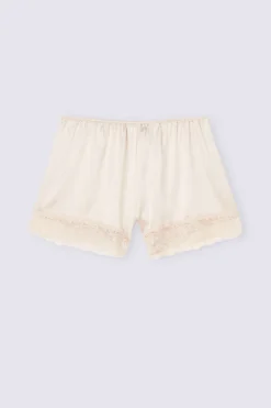 Korte Broek van Zijde met Kant