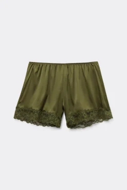 Korte Broek van Zijde met Kant