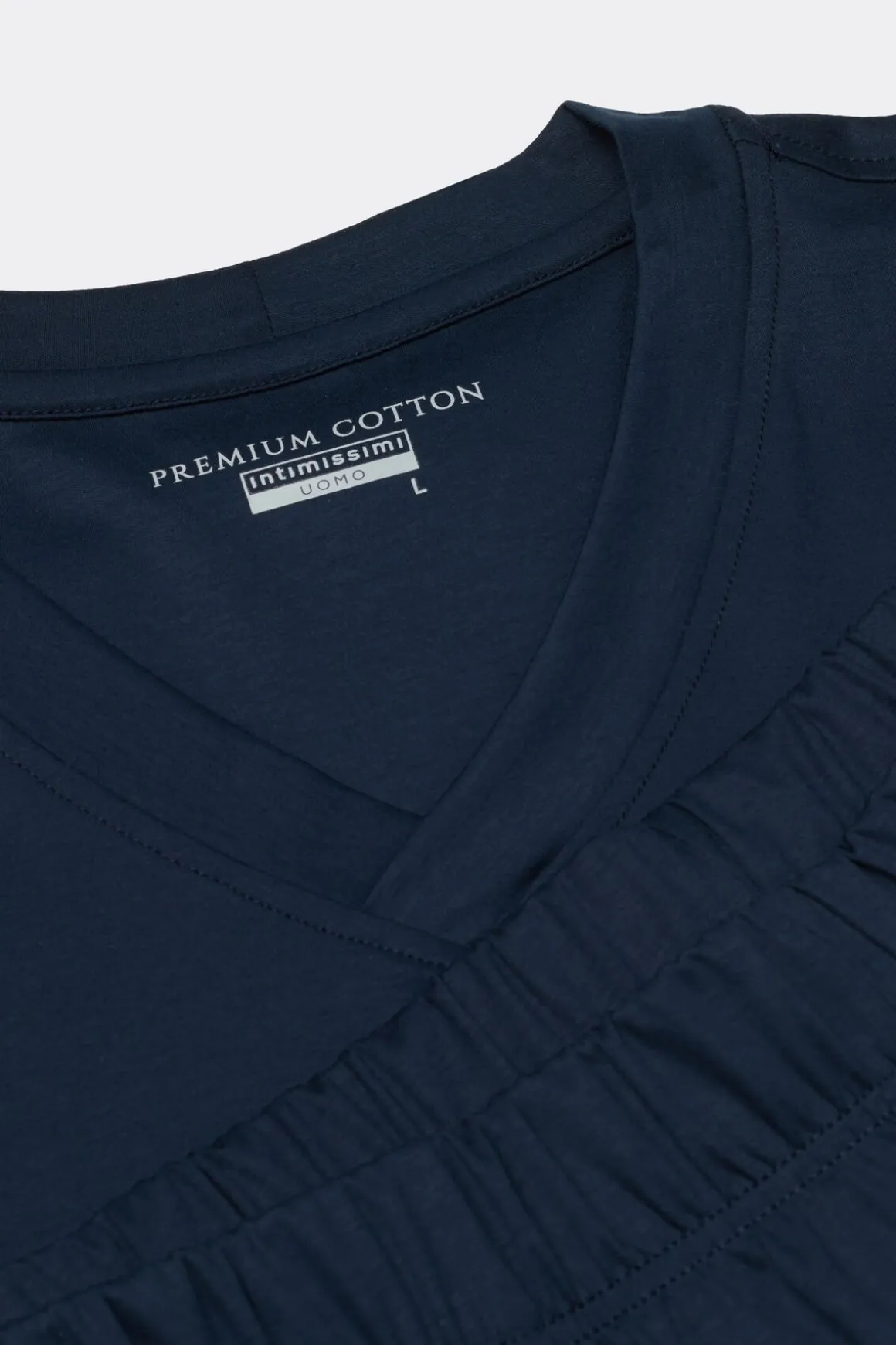 Korte Pyjama van Gemerceriseerd Premium Katoen
