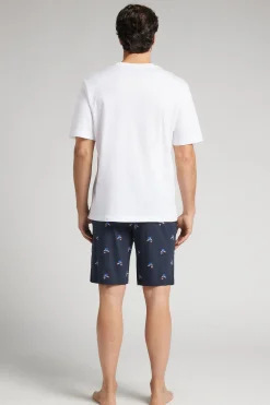 Korte Pyjama van Katoen met Sonic-print
