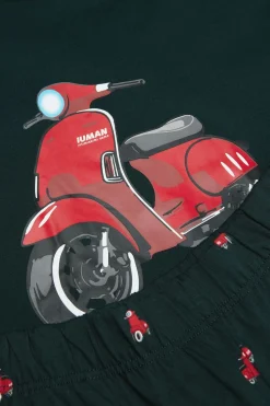Korte Pyjama van Katoen met Scooter-print