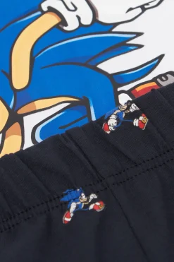 Korte Pyjama van Katoen met Sonic-print
