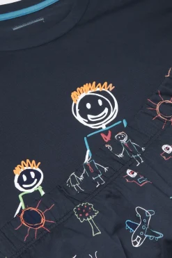 Korte Pyjama van Katoen Super Dad