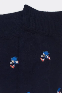 Korte Sokken van Katoen met Sonic-print