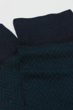 Korte Sokken van Soft Cotton met Patroon
