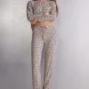 Lange Broek van Modal met Manchet Floral Romance
