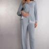 Lange Broek van Modal met Details van Kant