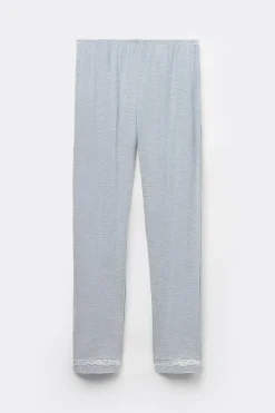 Lange broek van Modal met Kanten Details