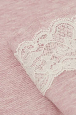 Lange Broek van Modal met Details van Kant