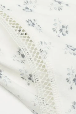 Lange Broek van Superior Katoen Dusty Flower
