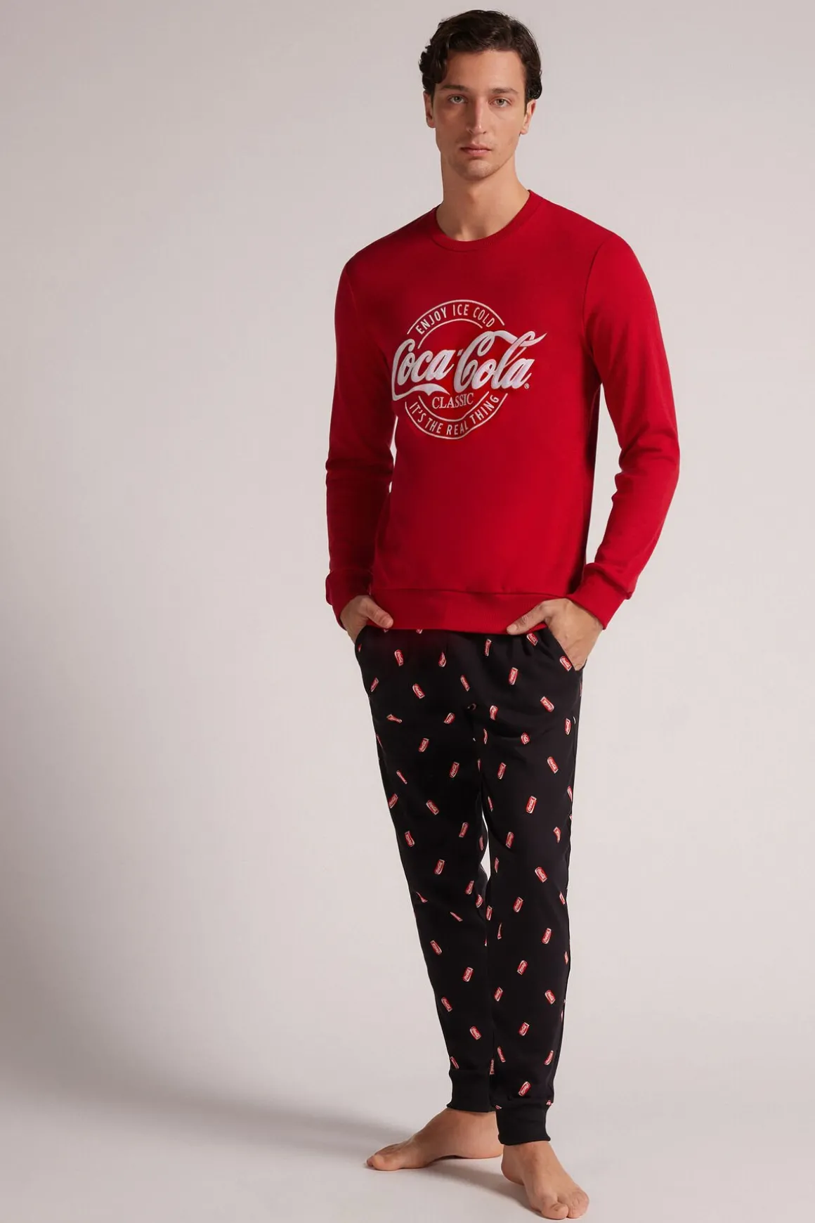 Lange Pyjama Katoen Coca-Cola® Logo