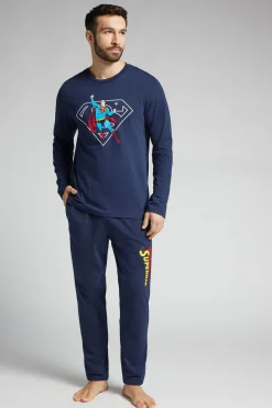 Lange Pyjama van Katoen van DC Comics Superman