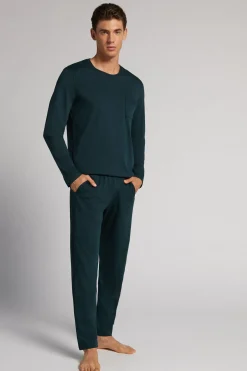 Lange Pyjama van Superieur Katoen
