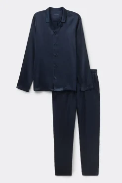 Lange Pyjama van Zijde