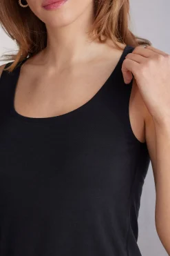 Lange Tanktop in Micromodal