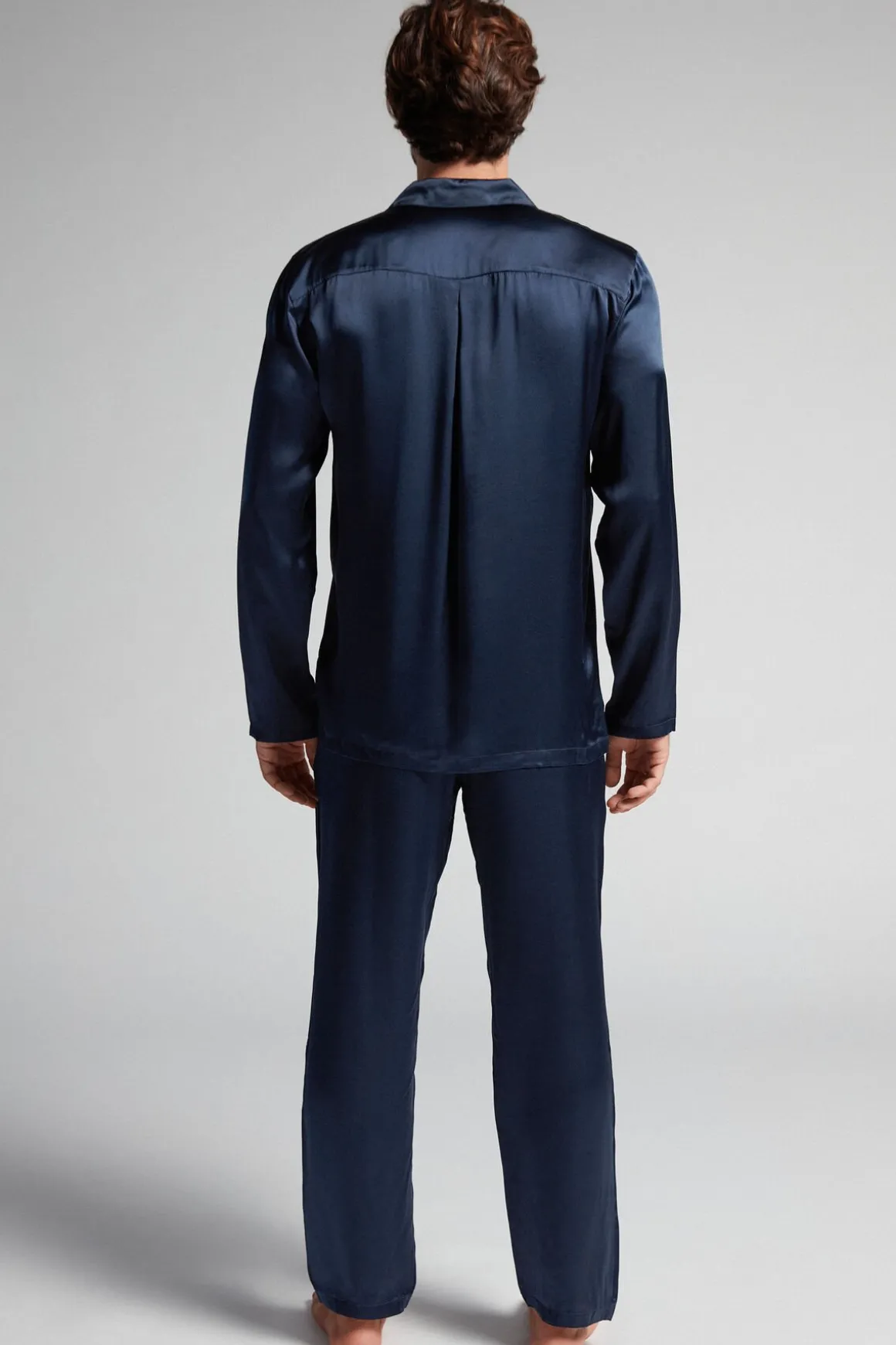 Lange Zijden Pyjama