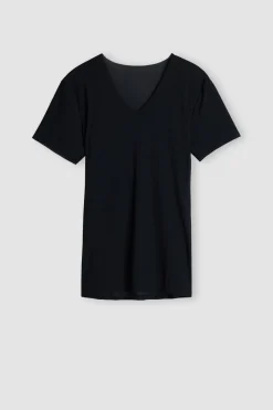 Micromesh Top met Raw-edge