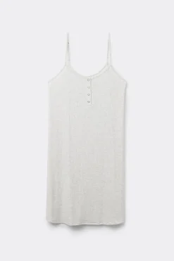 Nachthemd met Dunne Schouderbandjes Chic Comfort