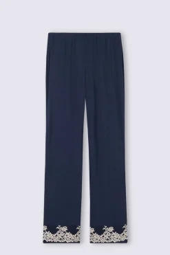 Pretty Flowers Lange Broek van Modal met Volants