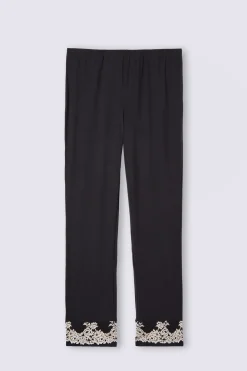 Pretty Flowers Lange Broek van Modal met Volants
