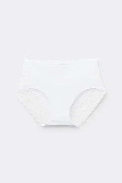 Slip met Hoge Taille van Microvezel en Kant