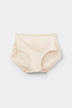 Slip met Hoge Taille van Microvezel en Kant