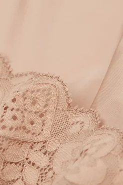 Slip met Hoge Taille van Microvezel en Kant