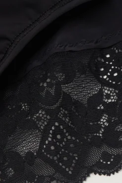 Slip met Hoge Taille van Microvezel en Kant