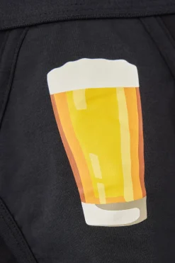 Slip Superior Katoen met Bierprint