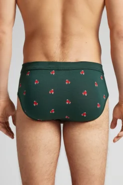 Slip van Natural Fresh Katoen met Scooter-print