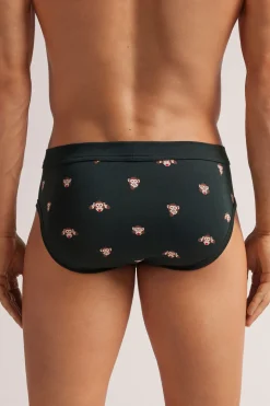 Slip van Superior Katoen met Apenprint