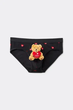 Slip van Superior Katoen met I Love You Knuffel