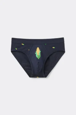 Slip van Superior Katoen met Print van Maïskolven