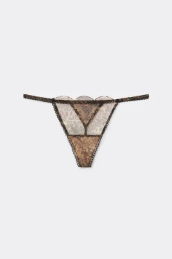 String met Zijpaneel en Dierenprint Always Glamorous