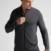 Sweatshirt van Zijde en Modal met Rits