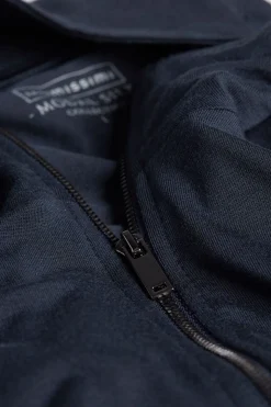 Sweatshirt van Zijde en Modal met Rits