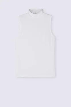 Tanktop met Hoge Hals in Micromodal