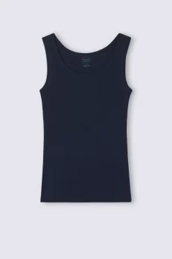 Tanktop met Ronde Hals van Onafgewerkt Katoen