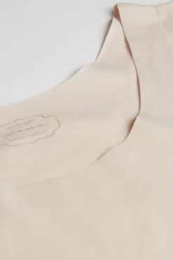 Tanktop met Ronde Hals van Onafgewerkt Katoen