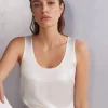 Tanktop van Zijde en Modal