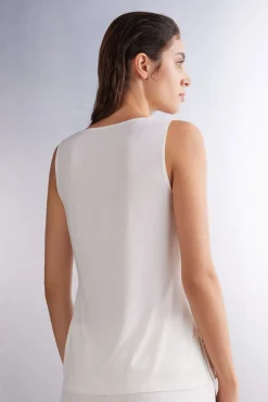 Tanktop van Zijde en Modal